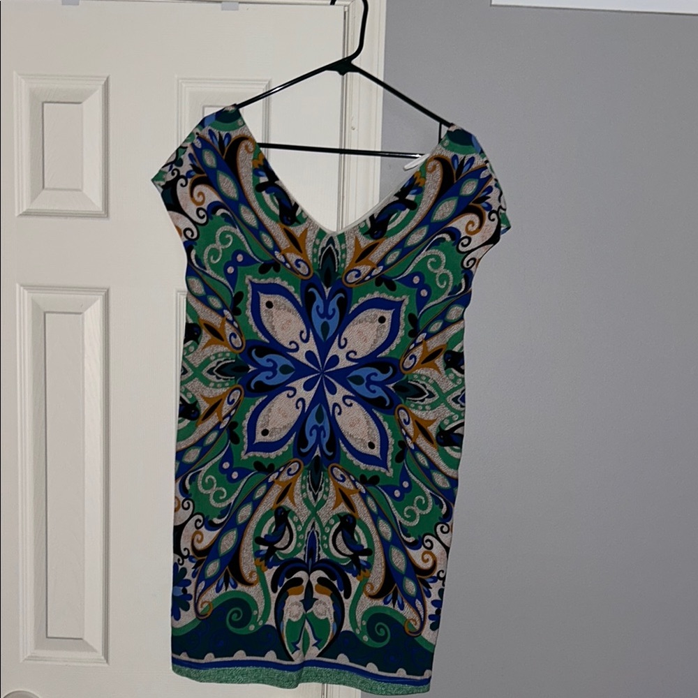Maeve by Anthropology Vibrant Patterned Dress size XS